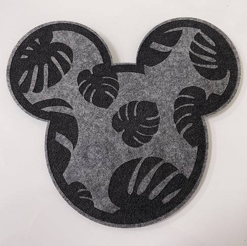 Workshop 28 Home Smoke Monstera Mouse Felt Coaster Monstera Mouse Felt Coaster | Workshop 28 at sungkyulgapa sungkyulgapa