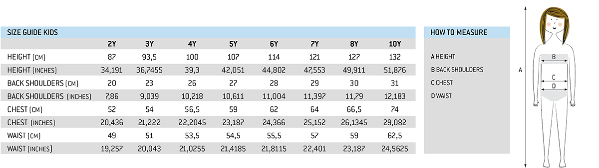 infant size shoes chart