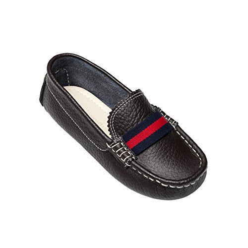 little boys black loafers