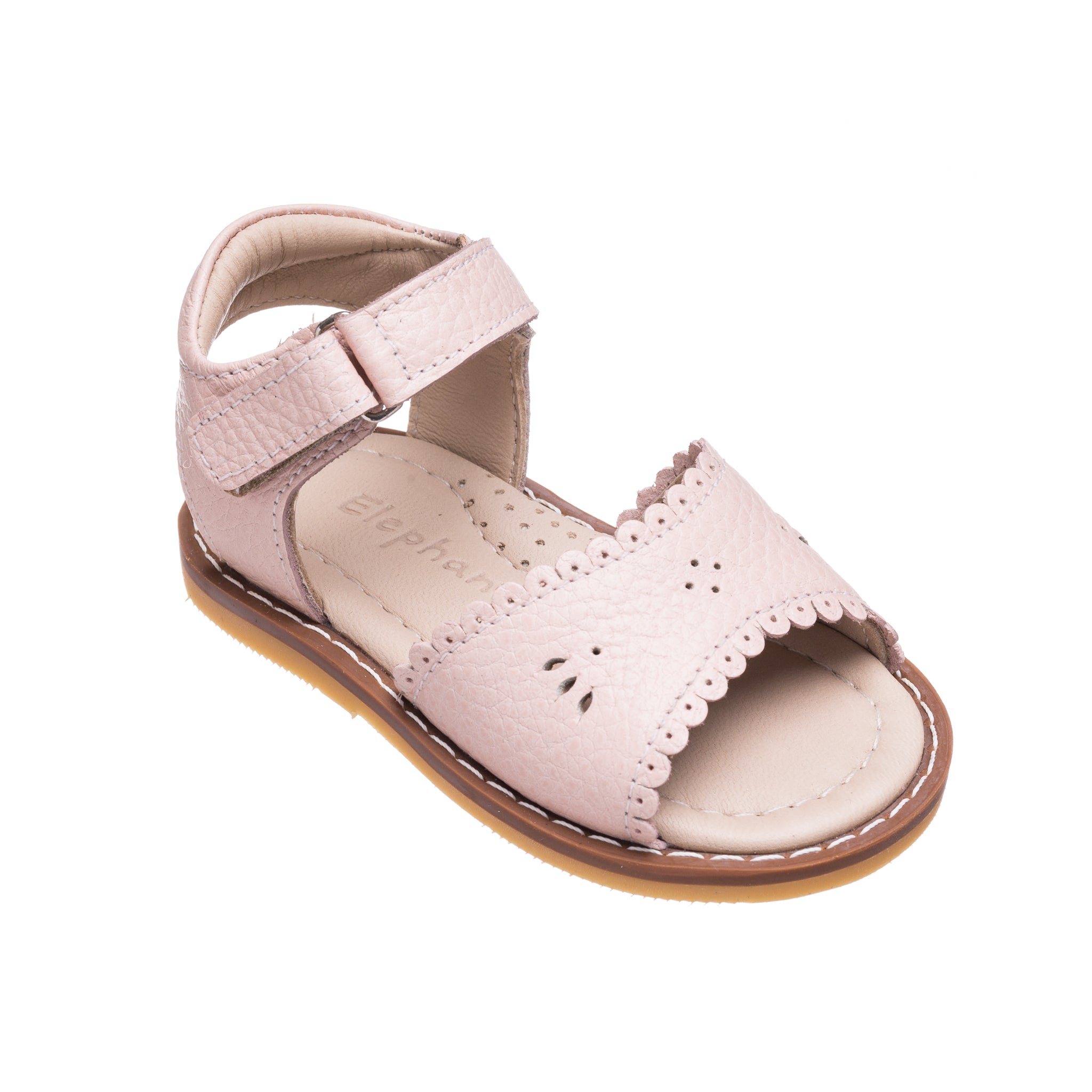 Durable and classic leather sandals for girls – Elephantito