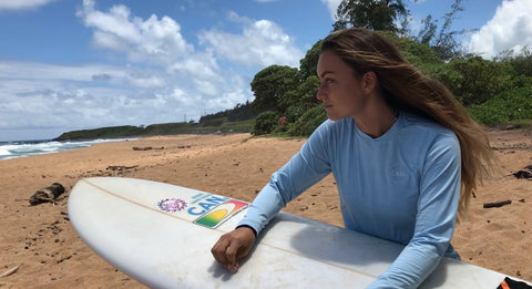 Kaya Waldman CAN. surfer