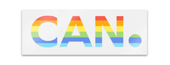 CAN Rainbow Sticker