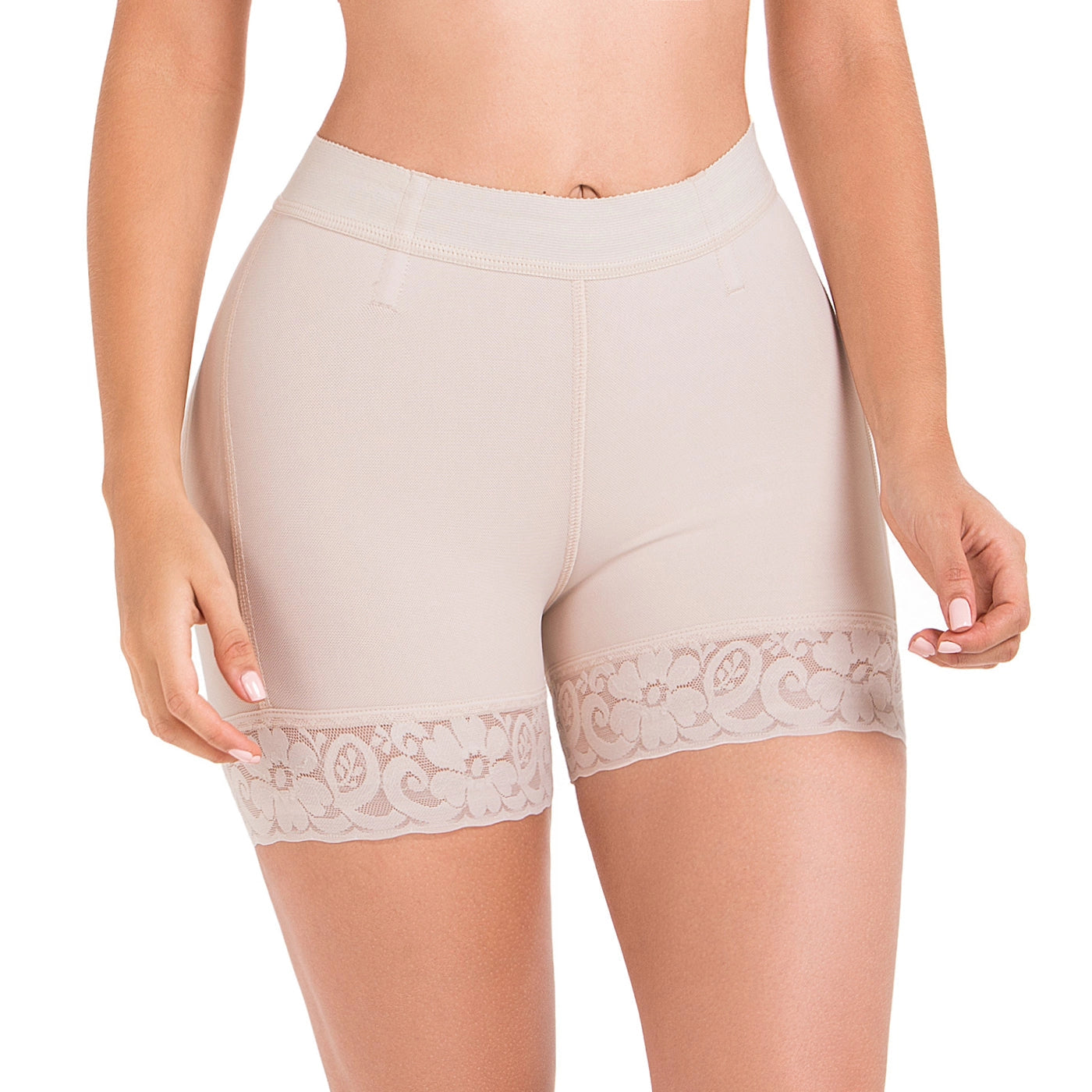 Fajas MariaE FU101  High-Waisted Tummy Control Shorts for Women