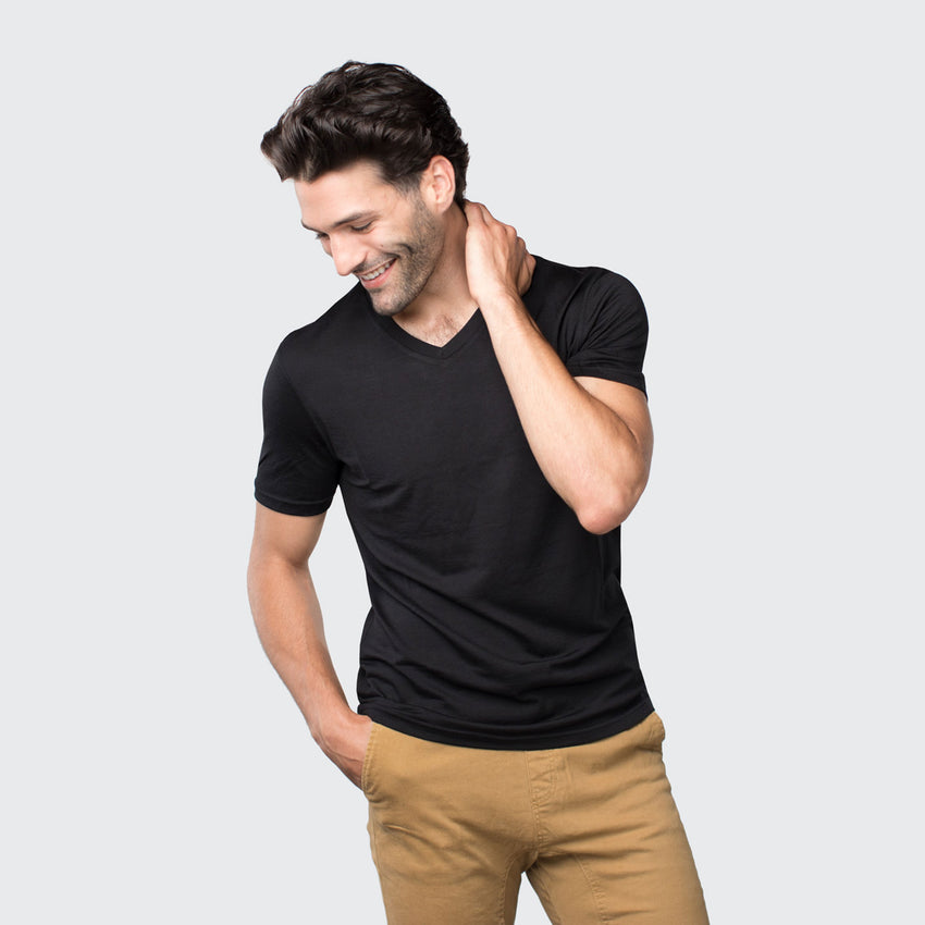 registreren Hoogte nikkel Merino Wool Men's V-Neck T-Shirt | Unbound Merino