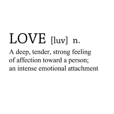 Wall Sticker Love Quote – Love definition - Fixate