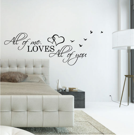 Wall Sticker All Of Me Loves All Of You