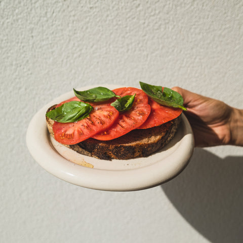 Tomatoes on toast.