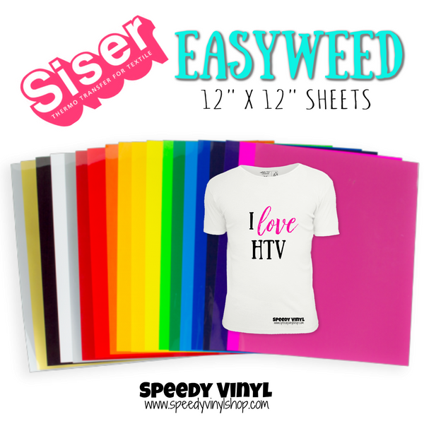 Siser Easyweed Electric Heat Transfer Vinyl for T-shirts 12 Roll: Shiny  Vinyl fast N Free Shipping 