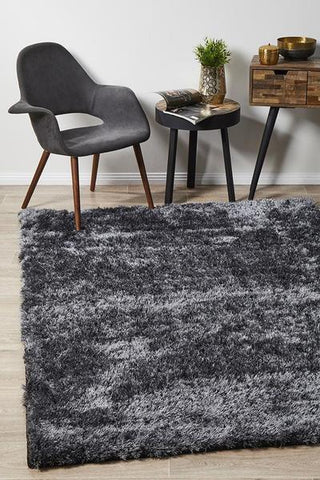 Plush Luxury Shag Rug Charcoal