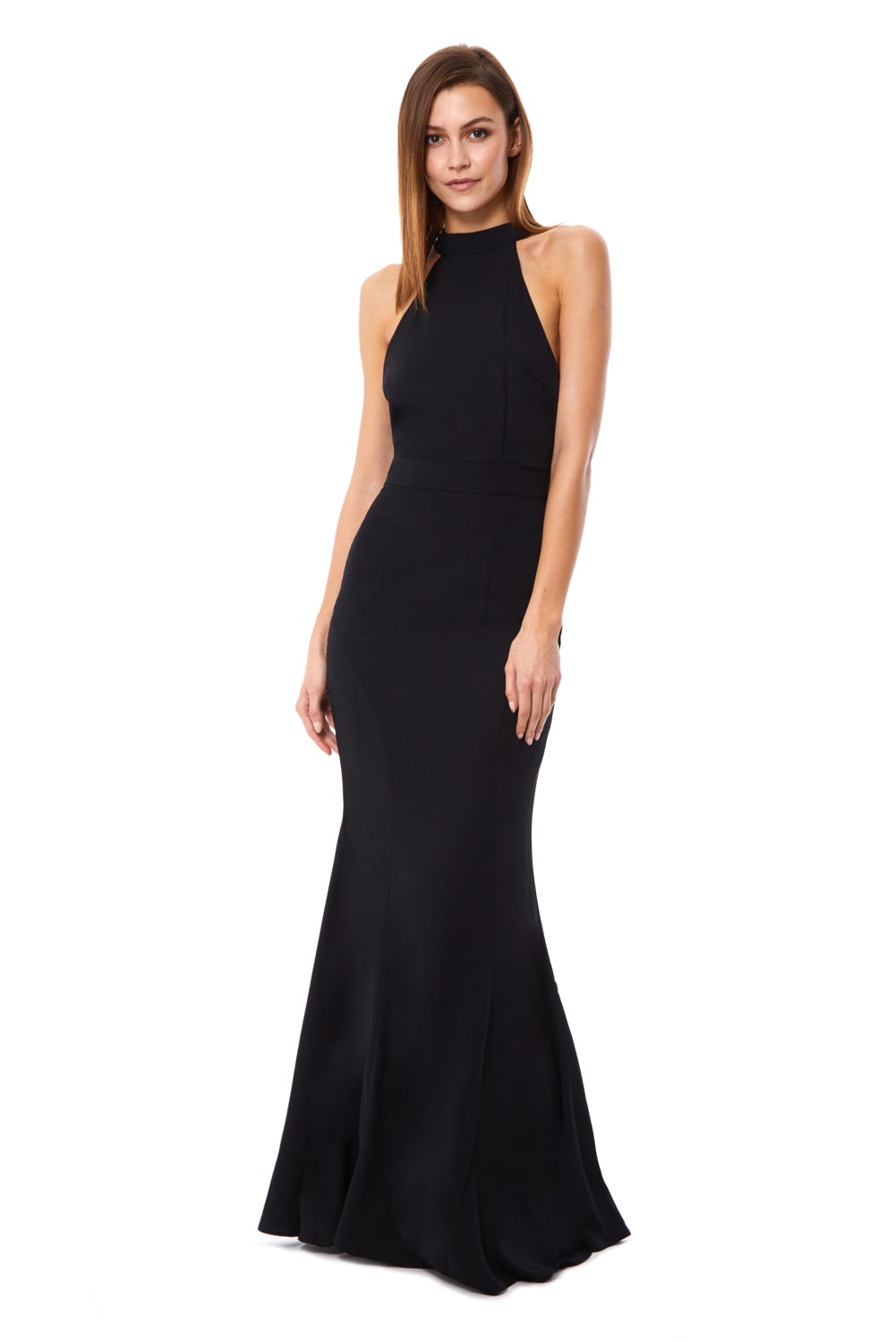 Caden Halter Neck Maxi Dress, UK 18 / US 14 / EU 46 / Black