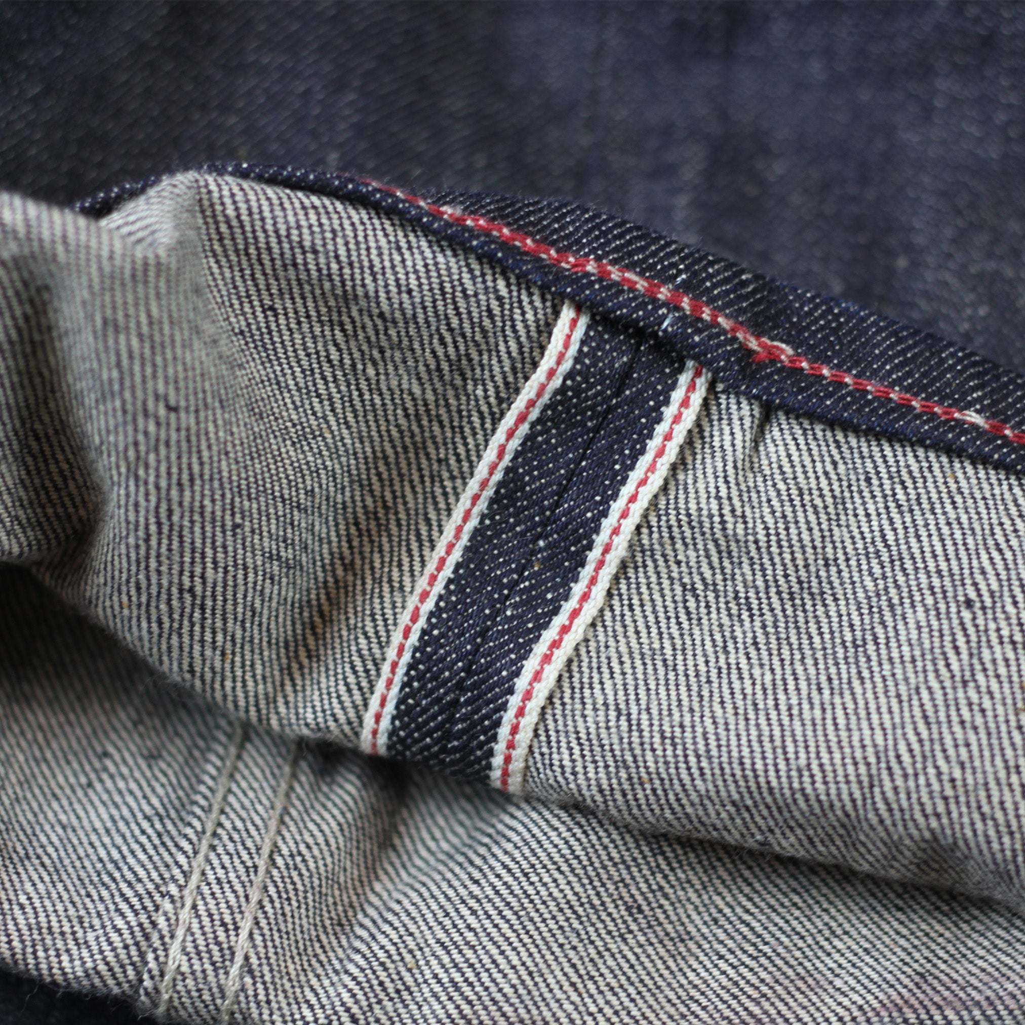 selvedge red line