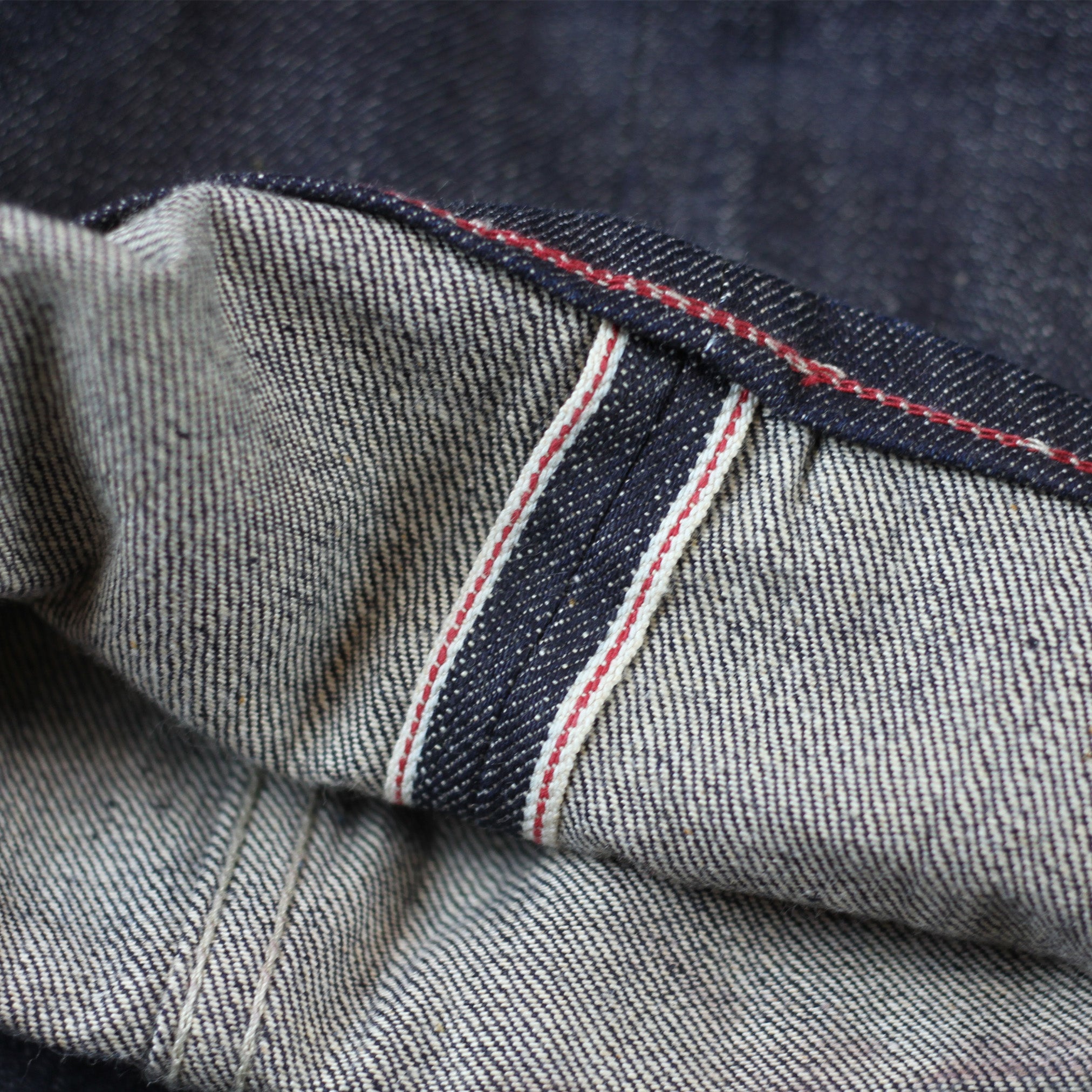 red line selvedge denim