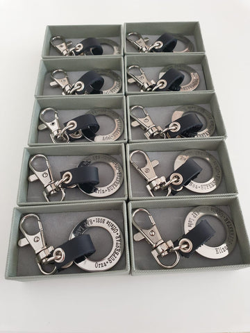 custom leather keychains
