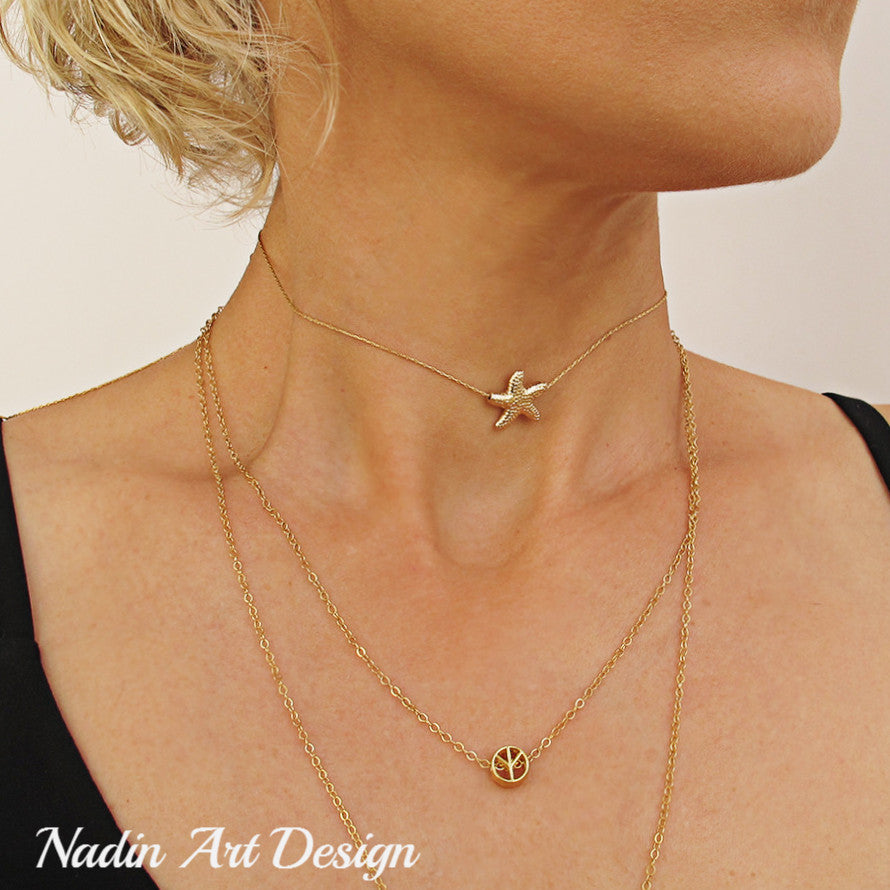 choker necklace with pendant