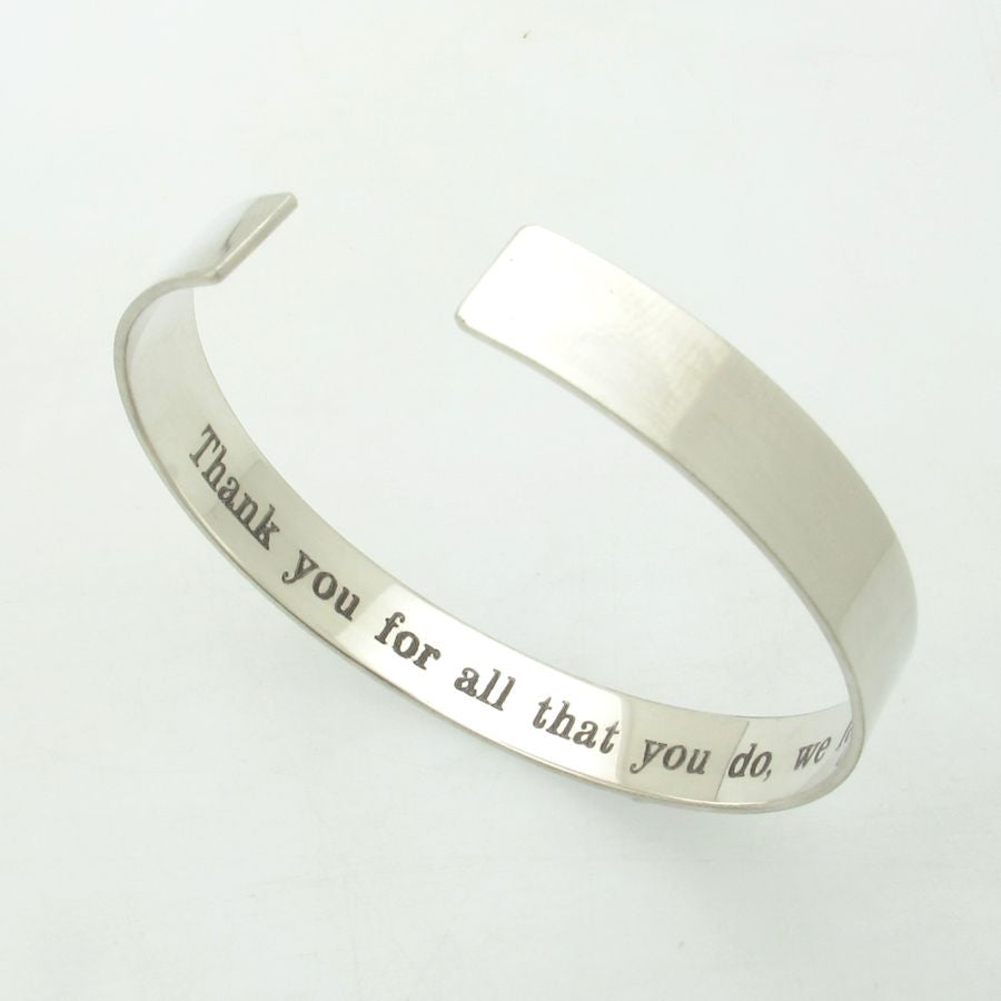 fathers day personalized bracelets