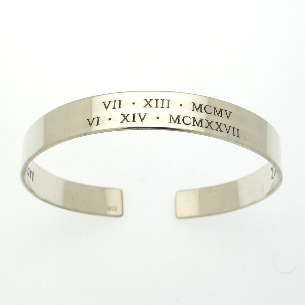 Hidden message bracelet for him, Inspirational Sterling Silver ID Cuff ...