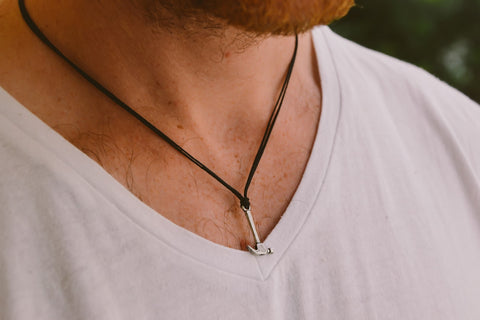 string necklace for guys