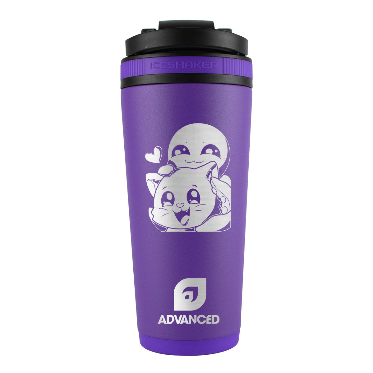 Throne  HexAzrael Purple Custom 26oz Shaker Bottle