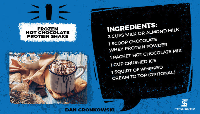 frozen hot chocolate protein shake