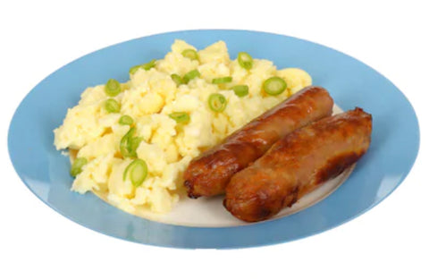 egg whites and chicken sausage