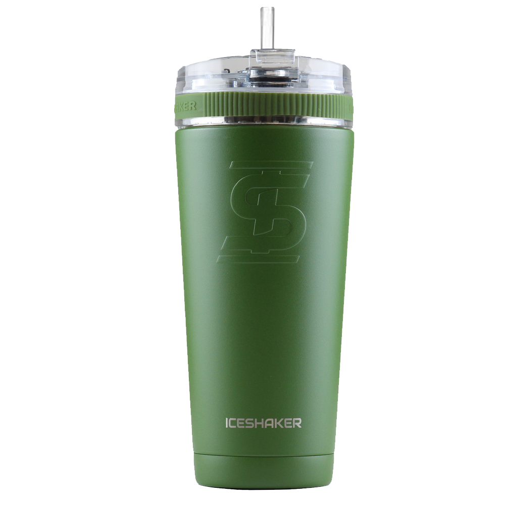 NEW Clear Shaker Metal Bottle, 16 oz/450 ml, Athletic Greens brand