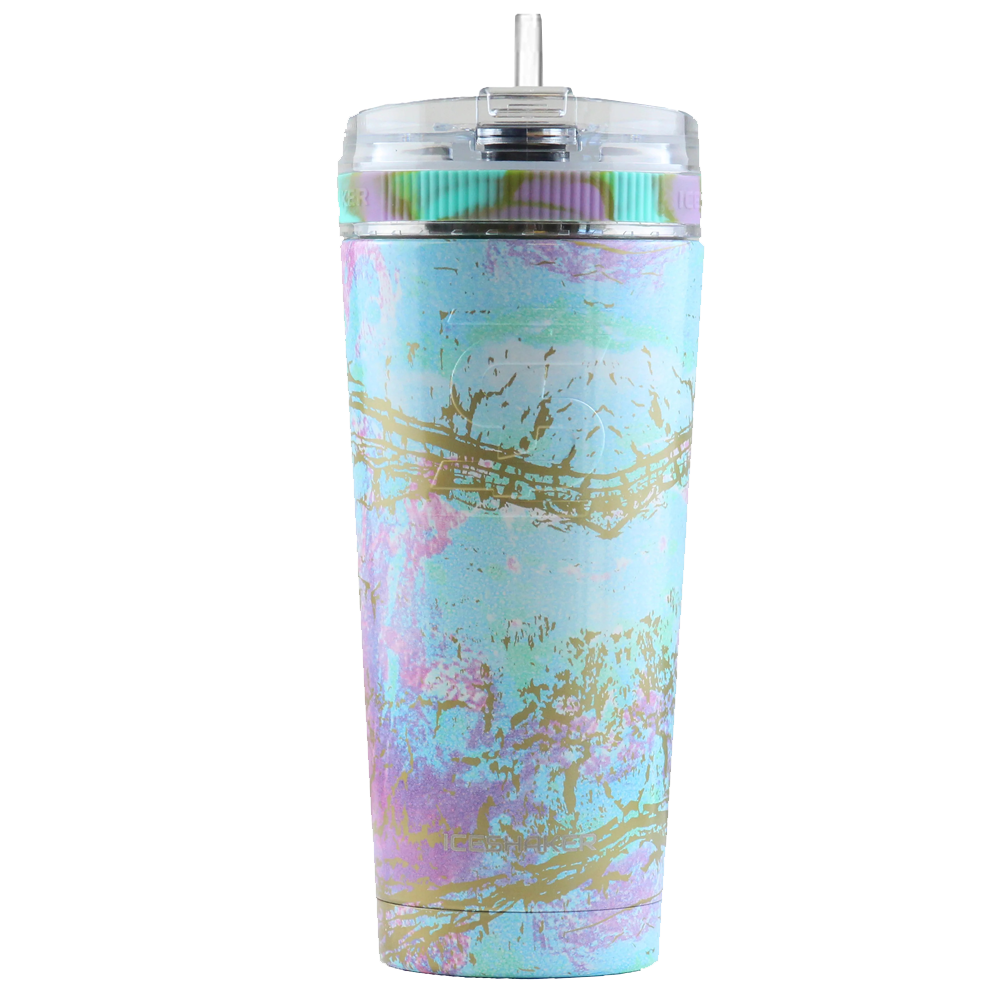 Reusable Stainless Steel Double Insulated Coffee Tumbler - 20oz / Rainbow