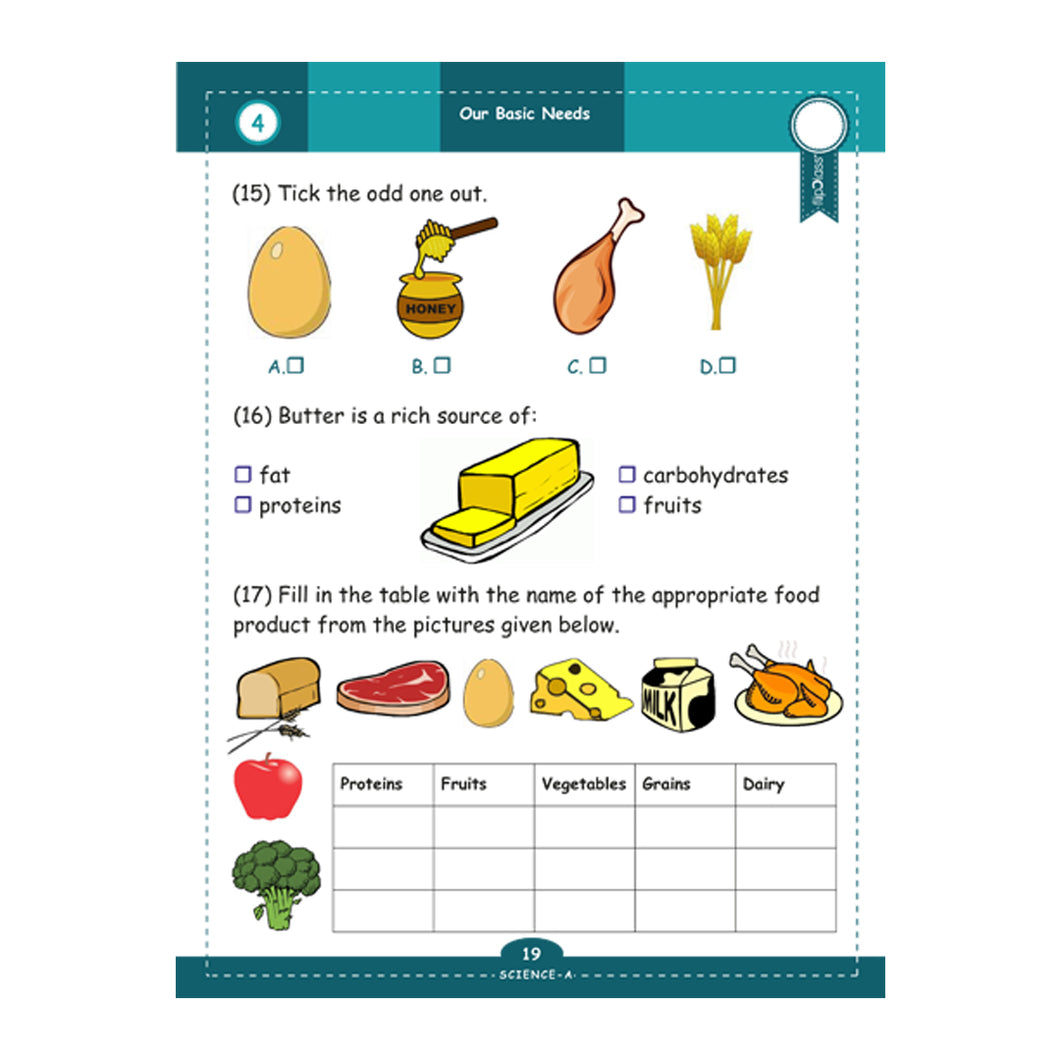 GeniusKids' Worksheets for Class-2/Grade-2 | Math, English & Science