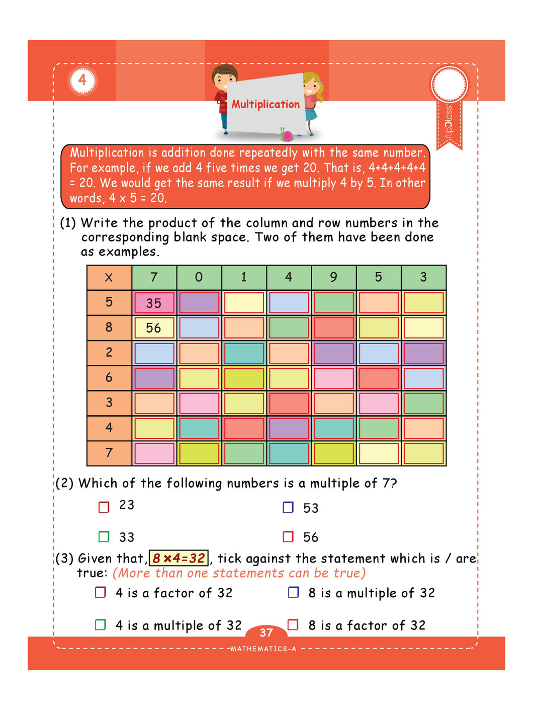 Genius Kids Worksheets for Class 4 (4th Grade) | Math, English