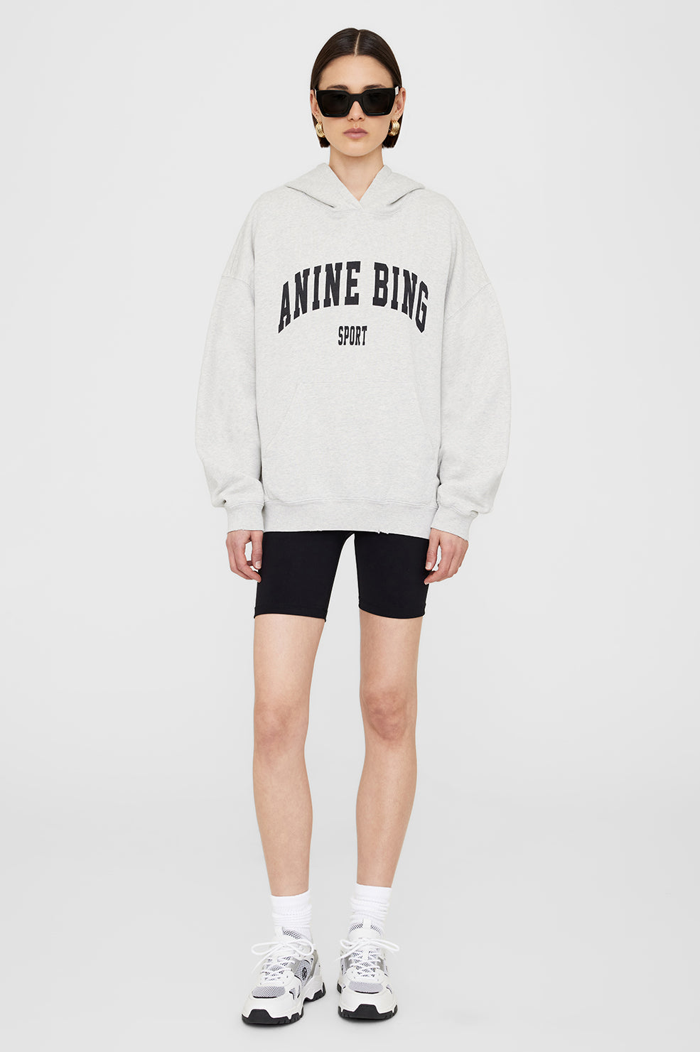 Harvey Sweatshirt - Heather Grey - ANINE BING EU product image