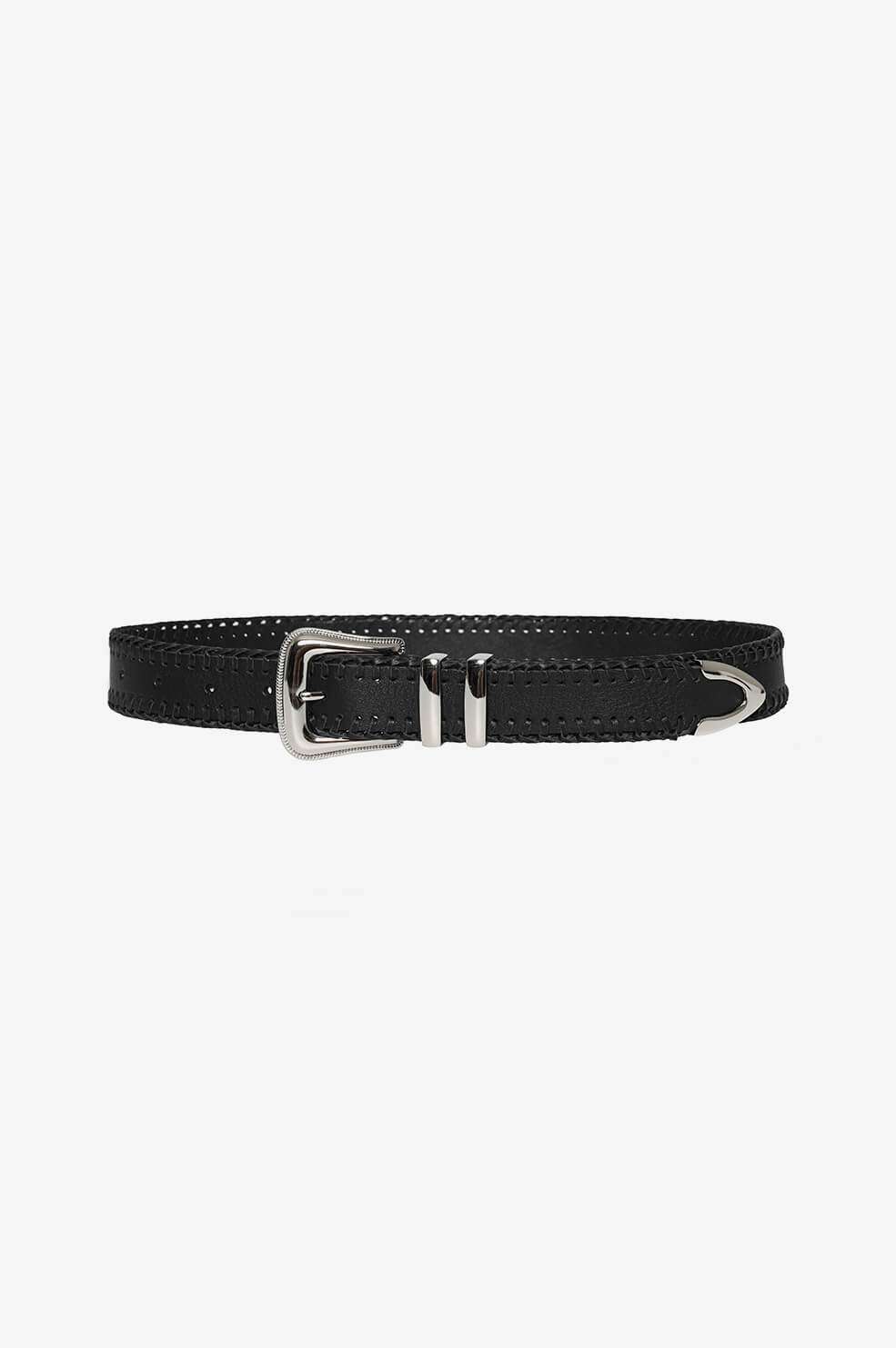 Anine Bing Western Belt In Black ModeSens