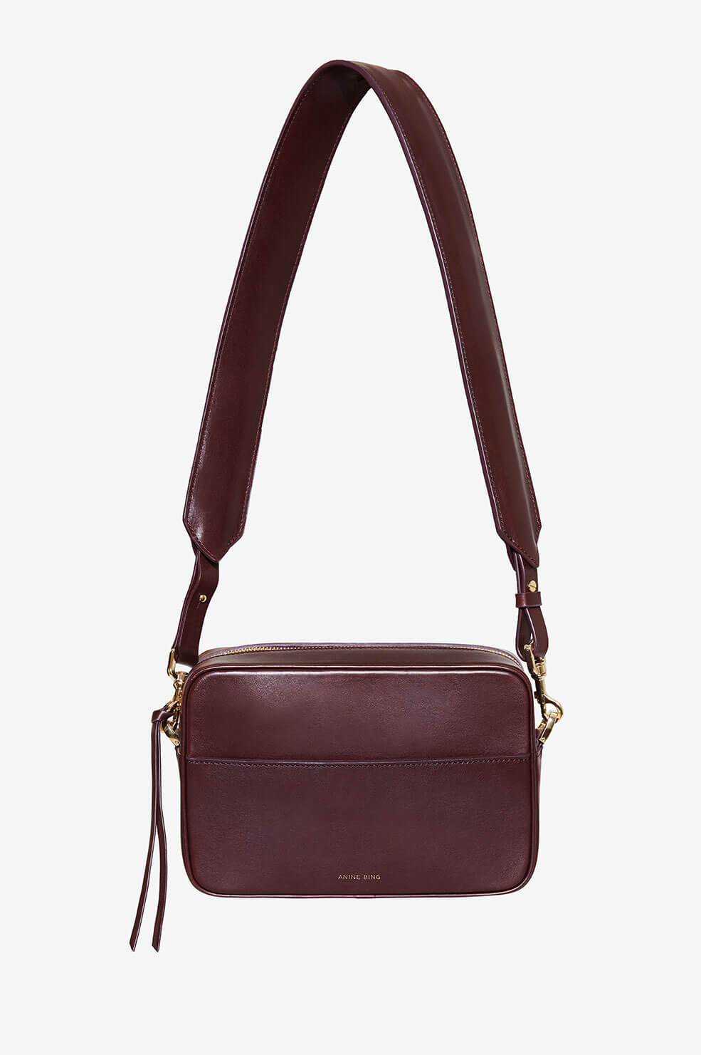 Anine Bing Alice Bag In Burgundy ModeSens