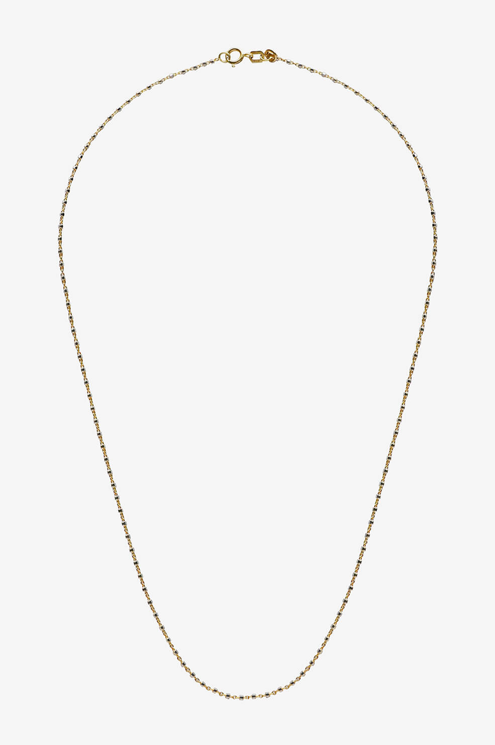 Anine Bing 14k Gold Cube Necklace