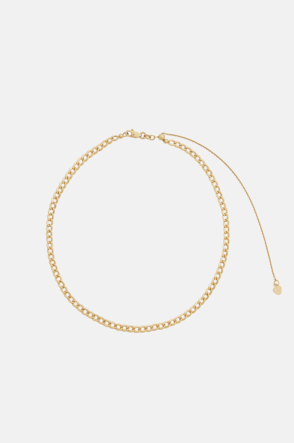 Anine Bing 14k Gold Mini Curb Necklace