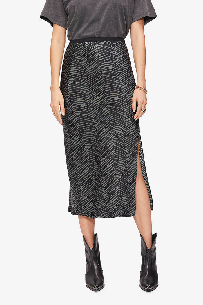 anine bing zebra skirt