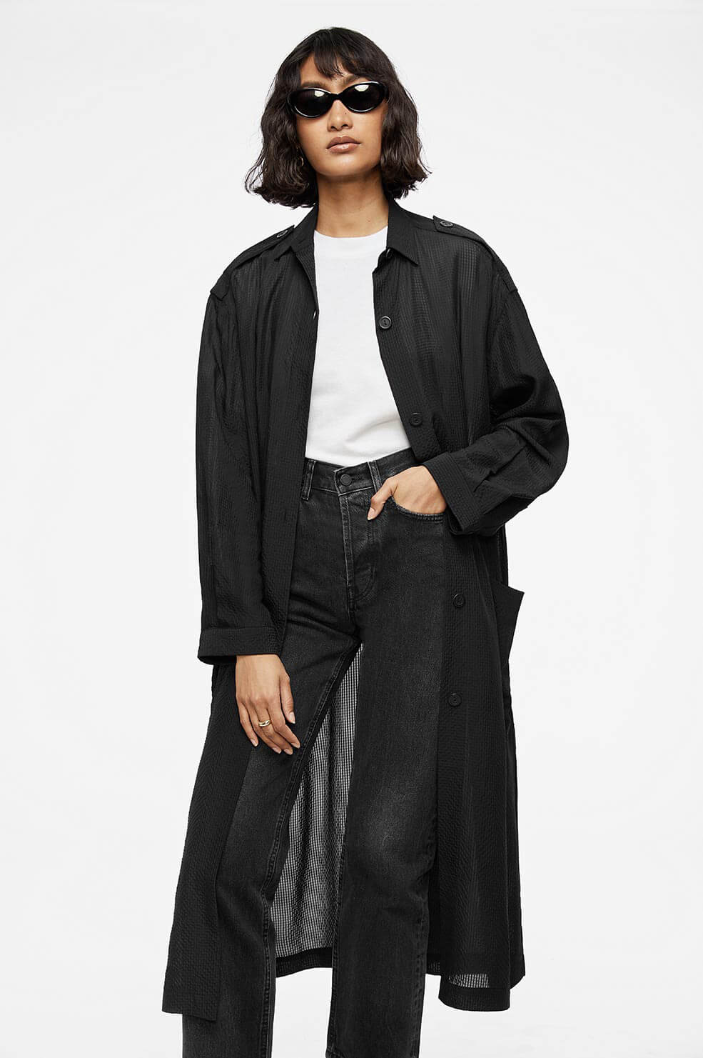 Anine Bing Zoey Jacket In Black