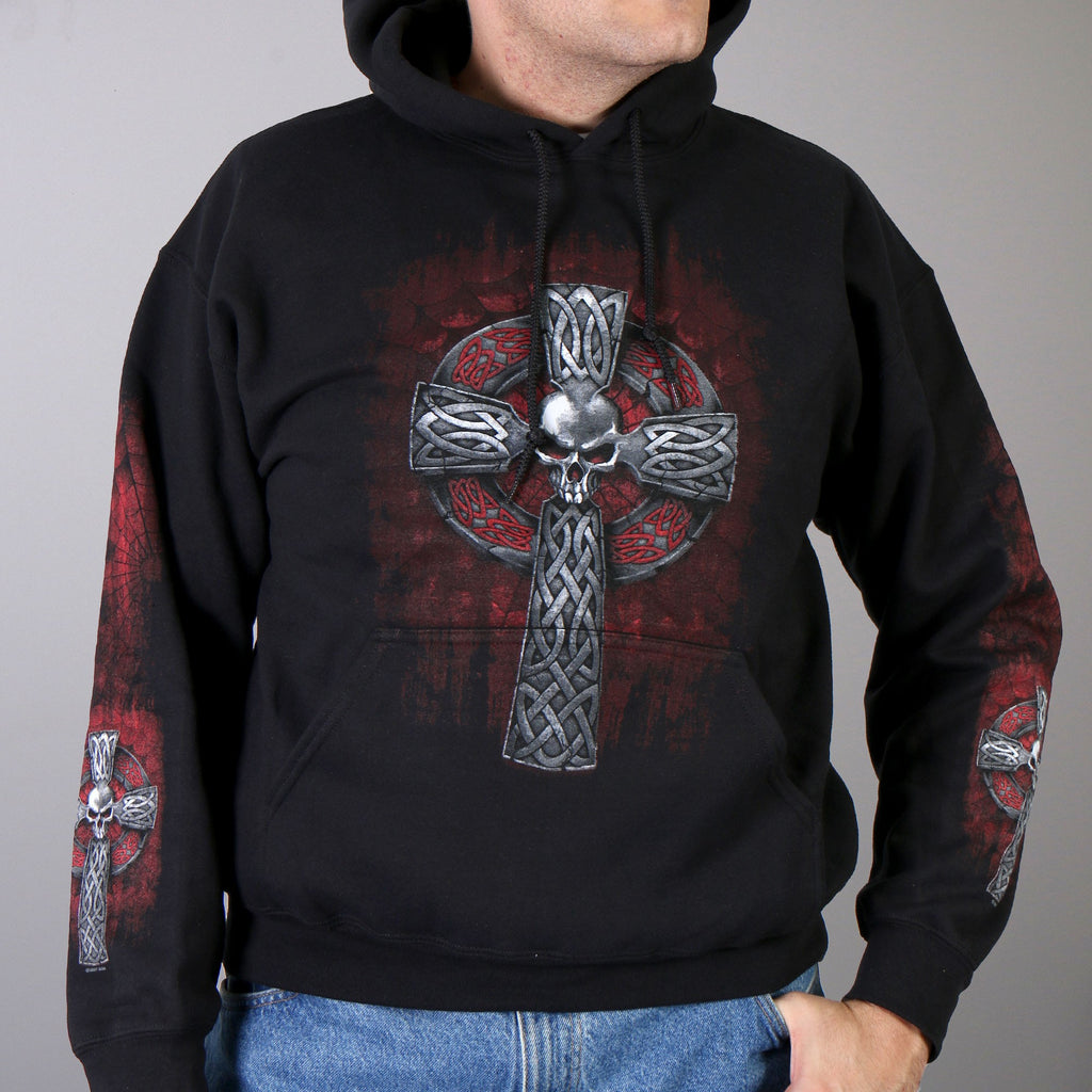 celtic cross hoodie