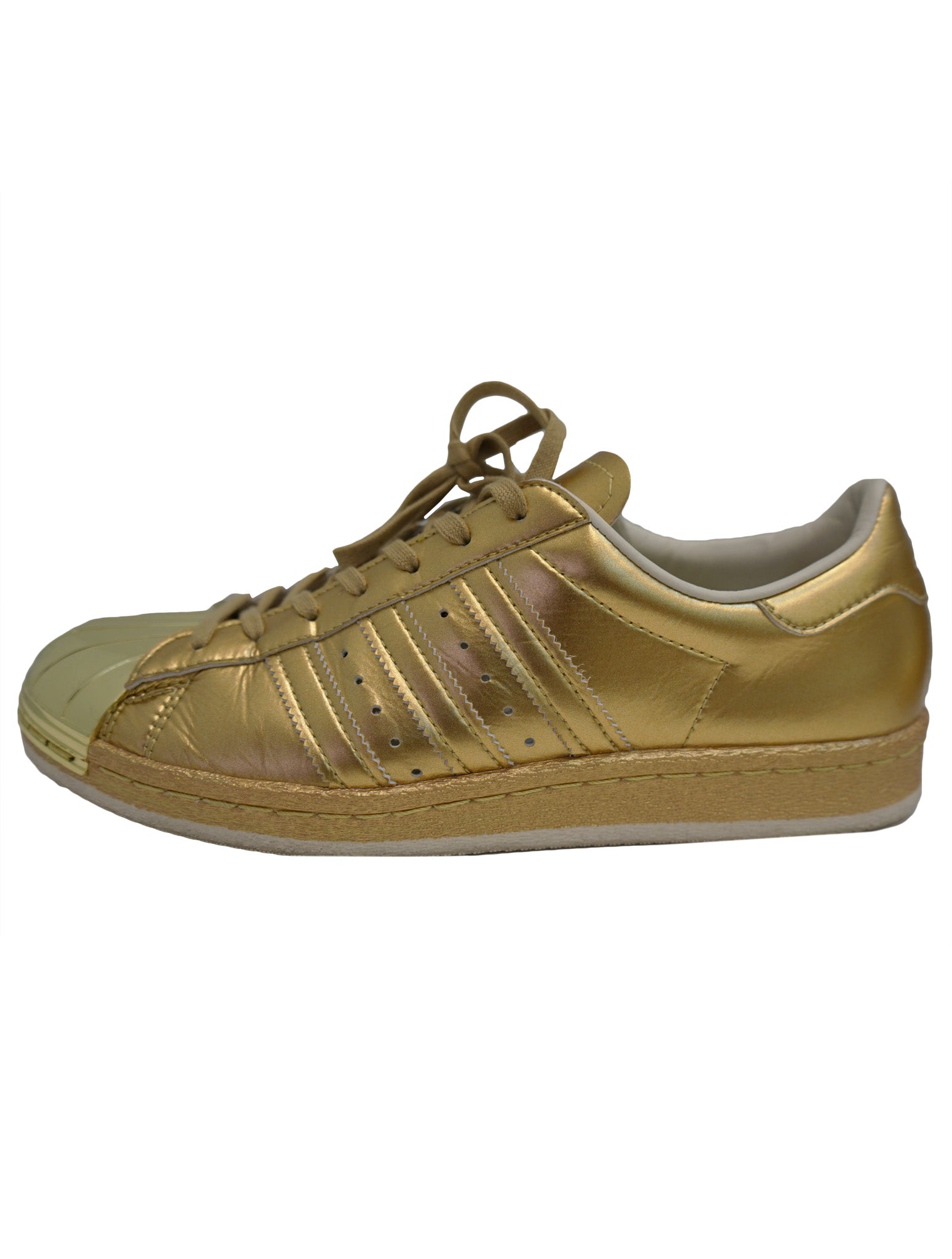 adidas superstar metallic beige