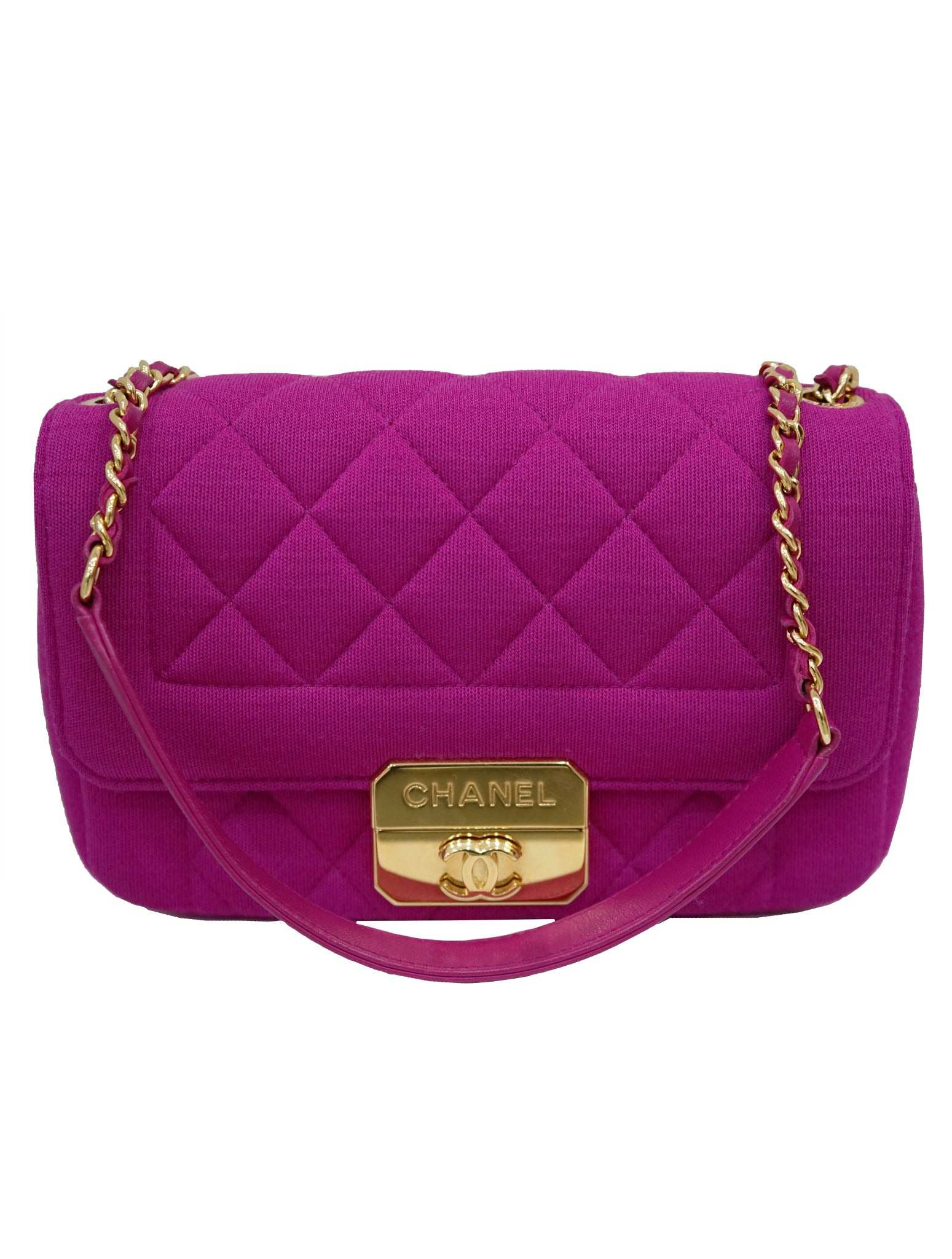 CHANEL QUILTED JERSEY MINI FLAP BAG – styleforless