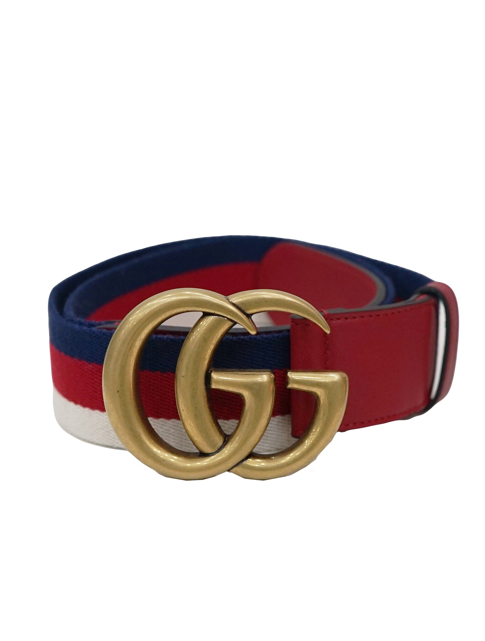 Gucci Sylvbie Web Belt With Double G Buckle Style For Less