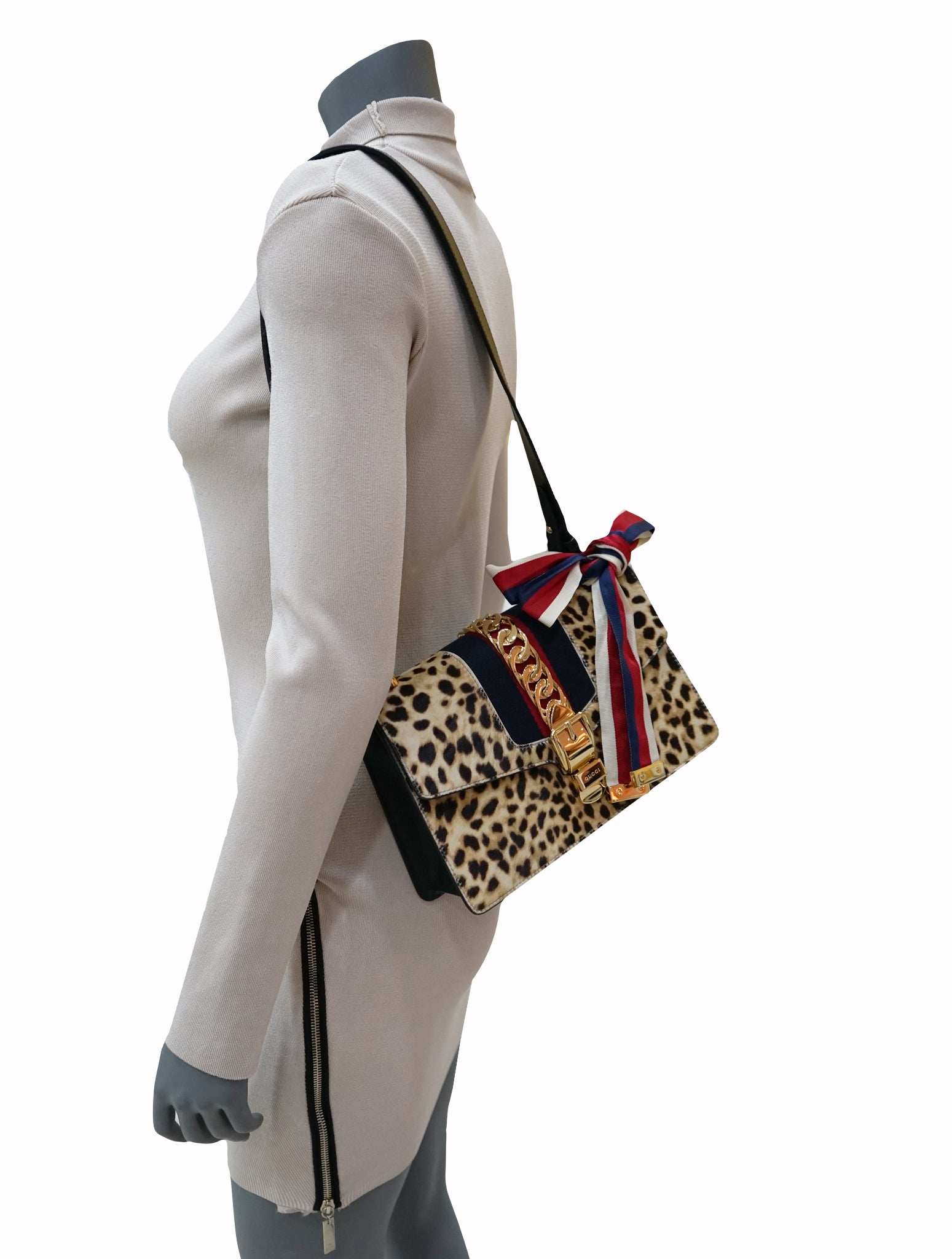 gucci sylvie leopard