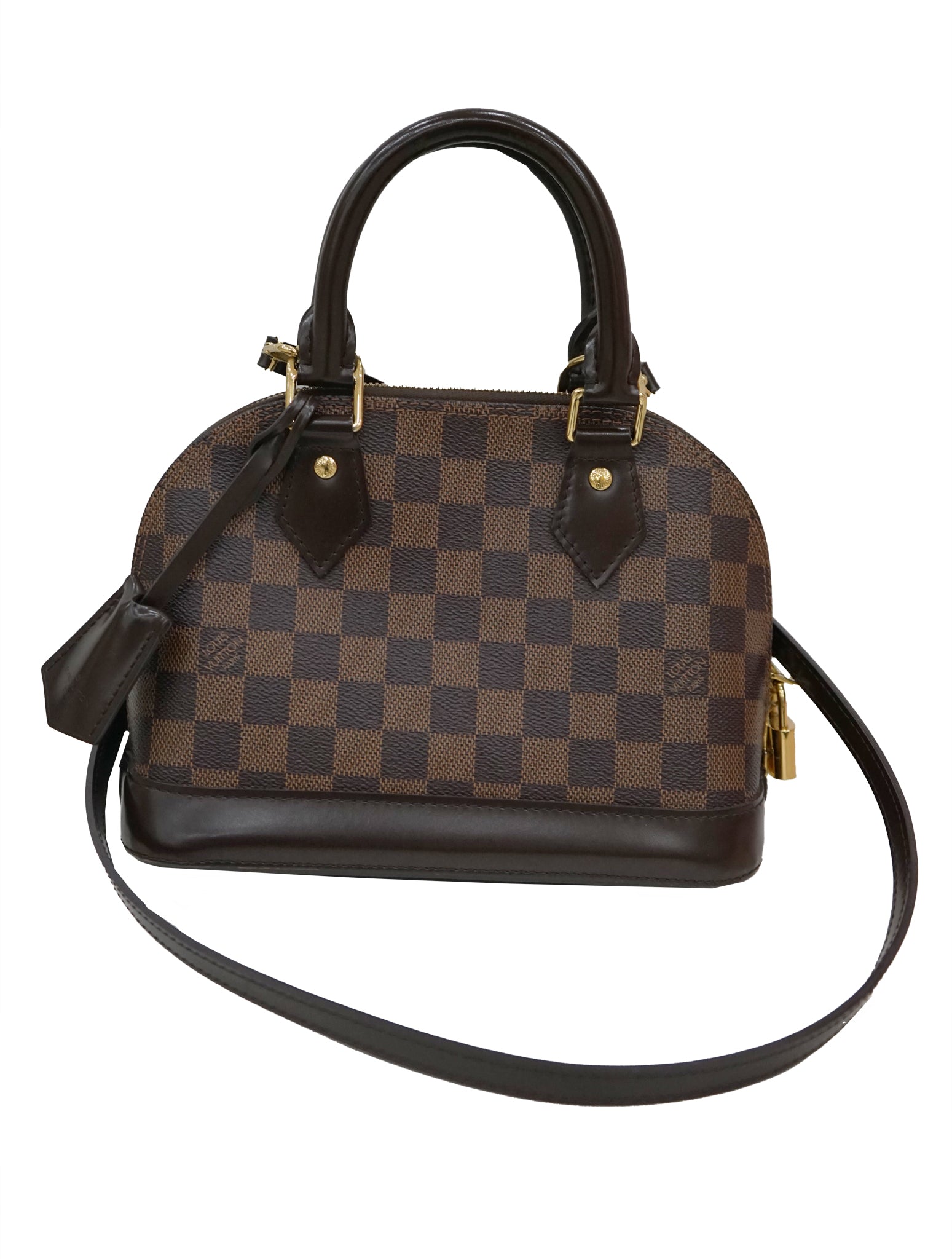 Louis Vuitton LV Alma BB Monogram Vernis Leather M44389 Noir