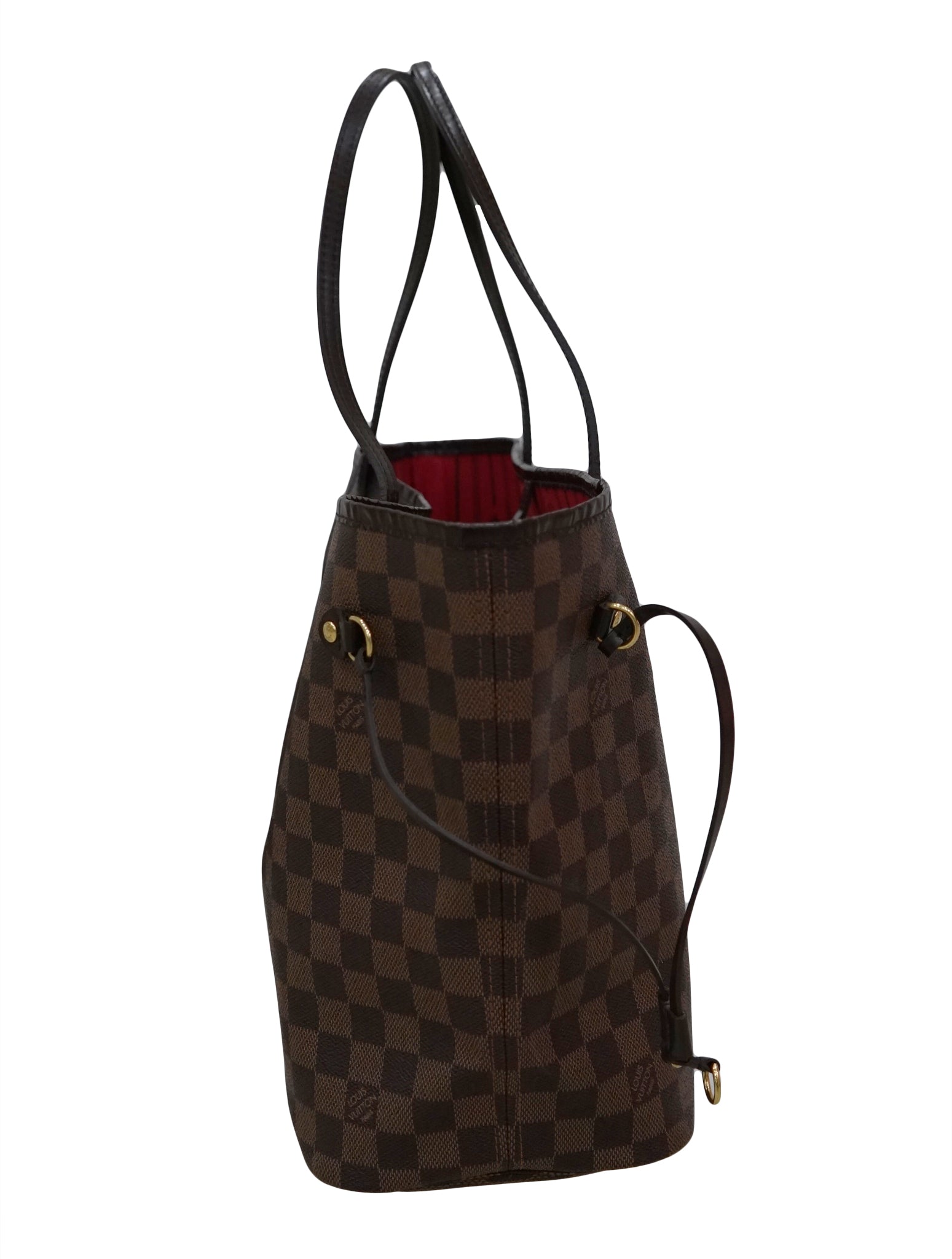 LOUIS VUITTON DAMIER EBENE CANVAS NEVERFULL MM BAG – styleforless