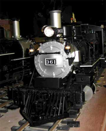 LGB Locomotive #361 prior to installation of LEDs