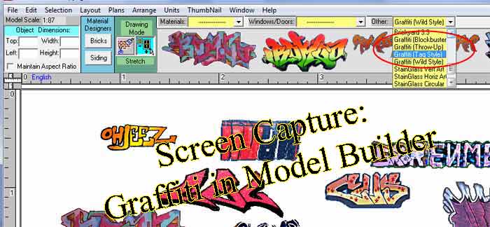 Model builder graffiti CD works