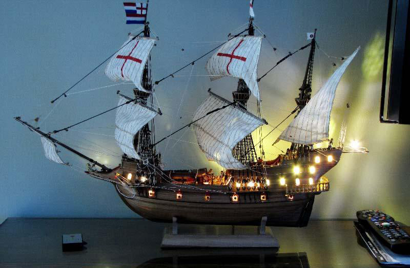 Ship Model with LEDs