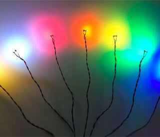 Flashing colored LED Lights