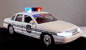police car models with working lights