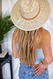 NEW & GB ORIGINAL!! "VACAY" Pressed Palm Straw Hat in 2 styles