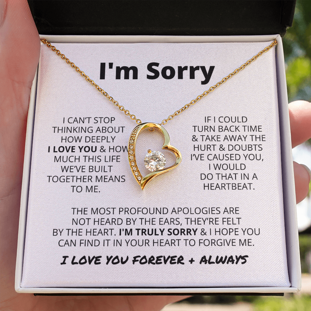 I'm Sorry | Forever Love Necklace – Nicolas Howard