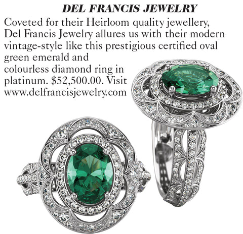 Del Francis Jewelry Designer Feature in Vogue Magazine